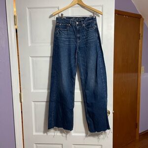 Abercrombie High Waisted Wide Jeans